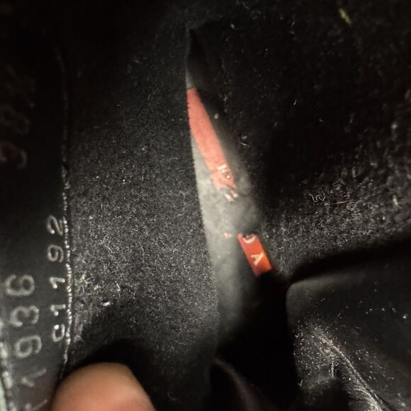 Vintage Prada Sport Black Ponyhair Boots Chunky Platform 90s Y2K Women 38.5 8.5 - Picture 10 of 10